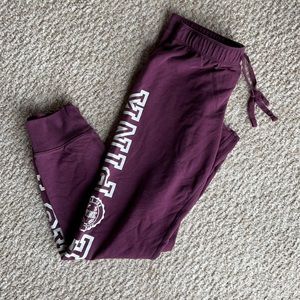 VA Pink Joggers maroon